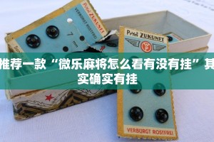 推荐一款“微乐麻将怎么看有没有挂”其实确实有挂
