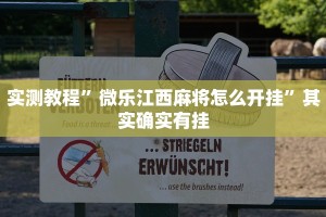 推荐一款“微乐麻将开挂会被发现吗”其实确实有挂