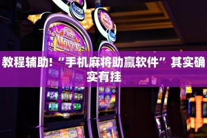 教程辅助!“手机麻将助赢软件”其实确实有挂