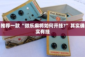 推荐一款“微乐麻将如何开挂?”其实确实有挂