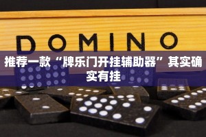 推荐一款“牌乐门开挂辅助器”其实确实有挂