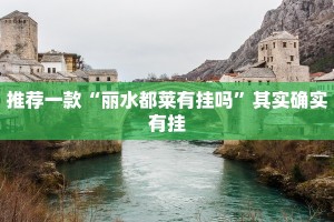 推荐一款“丽水都莱有挂吗”其实确实有挂
