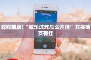 教程辅助!“微乐麻将开挂神器下载安装”其实确实有挂
