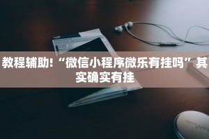 教程辅助!“微信小程序微乐有挂吗”其实确实有挂