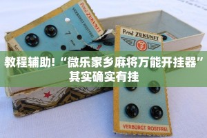 推荐一款“请问微乐麻将可以开挂吗”其实确实有挂