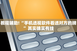 教程辅助!“鑫豪天地透视”其实确实有挂