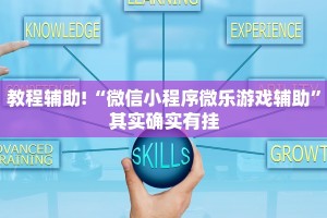 教程辅助!“微信小程序微乐游戏辅助”其实确实有挂