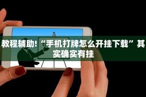 教程辅助!“手机打牌怎么开挂下载”其实确实有挂