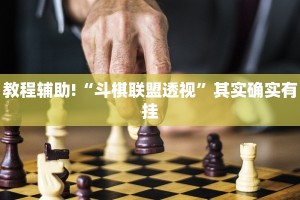 教程辅助!“斗棋联盟透视”其实确实有挂