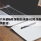 美国六州最新疫情报道/美国6日疫情最新消息今天新增1