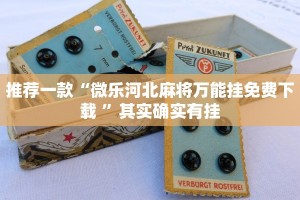 推荐一款“微乐河北麻将万能挂免费下载 ”其实确实有挂