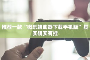 推荐一款“微乐辅助器下载手机版”其实确实有挂