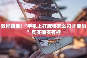 教程辅助!“手机上打麻将怎么打才能赢”其实确实有挂