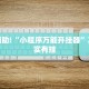 教程辅助!“小程序万能开挂器”其实确实有挂