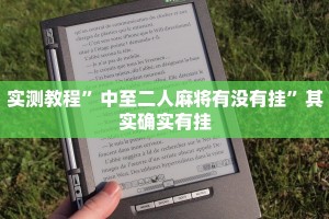 实测教程”中至二人麻将有没有挂”其实确实有挂
