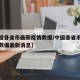 【中国各省市最新疫情数据/中国各省市最新疫情数据最新消息】