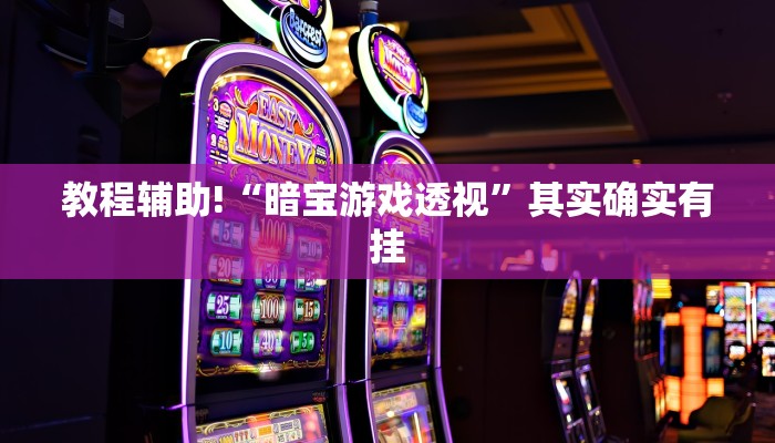 教程辅助!“暗宝游戏透视”其实确实有挂