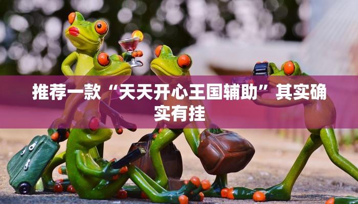 推荐一款“天天开心王国辅助”其实确实有挂