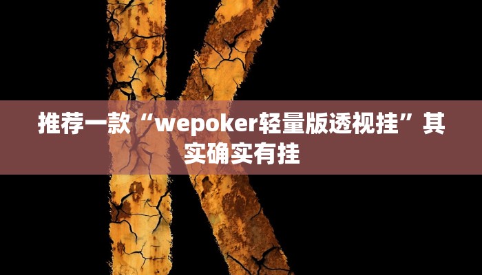 推荐一款“打牌开挂辅助器助手”其实确实有挂