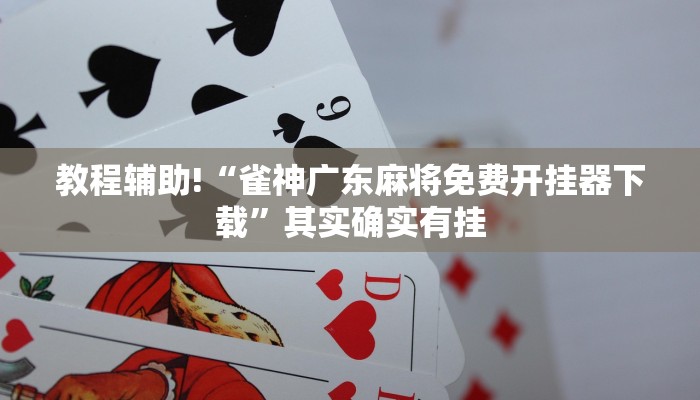 教程辅助!“雀神广东麻将免费开挂器下载”其实确实有挂