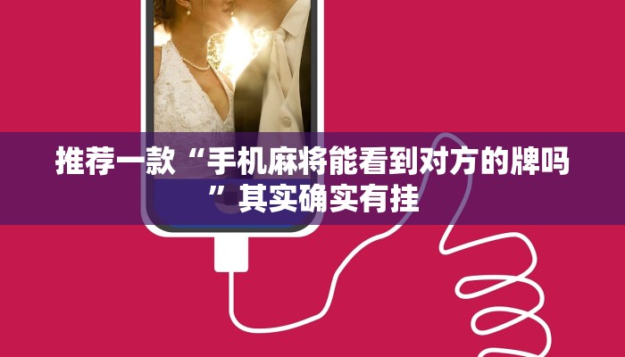 推荐一款“手机麻将能看到对方的牌吗”其实确实有挂