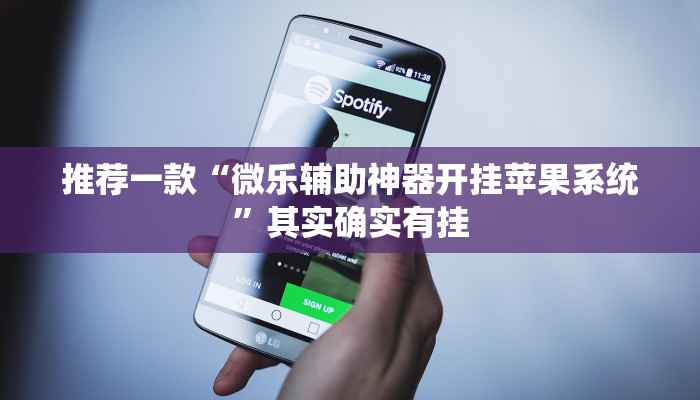 推荐一款“微乐辅助神器开挂苹果系统”其实确实有挂