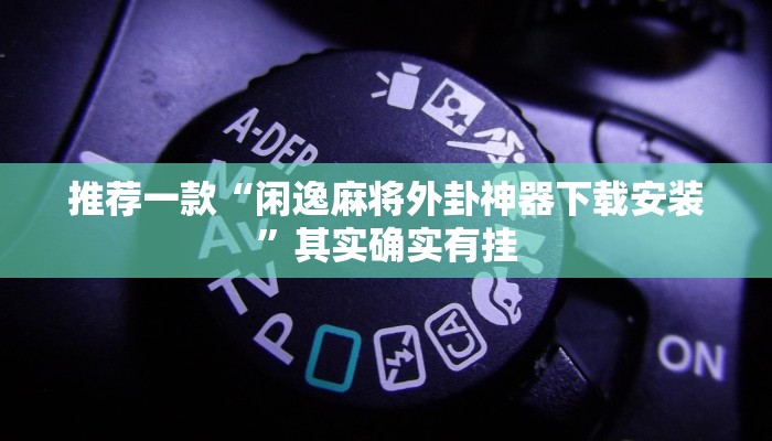 推荐一款“闲逸麻将外卦神器下载安装”其实确实有挂