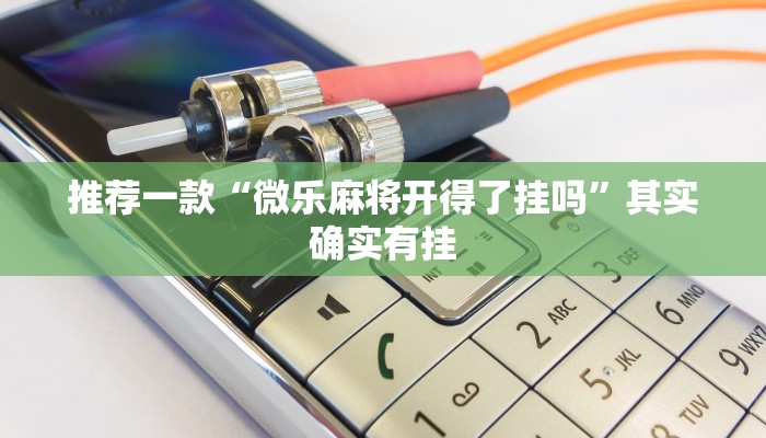 推荐一款“微乐麻将开得了挂吗”其实确实有挂