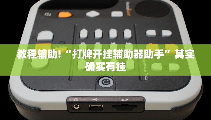 教程辅助!“打牌开挂辅助器助手”其实确实有挂
