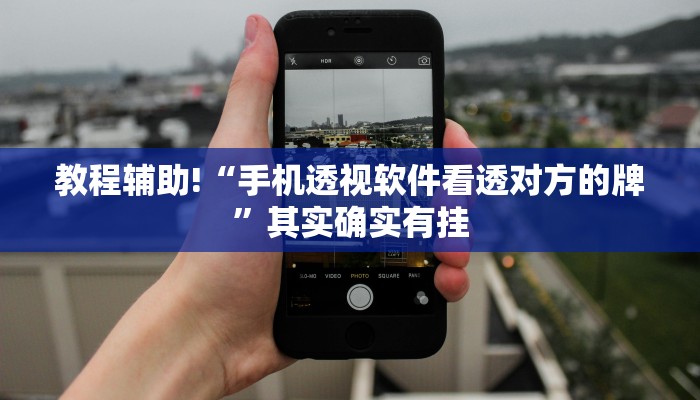 教程辅助!“手机透视软件看透对方的牌”其实确实有挂