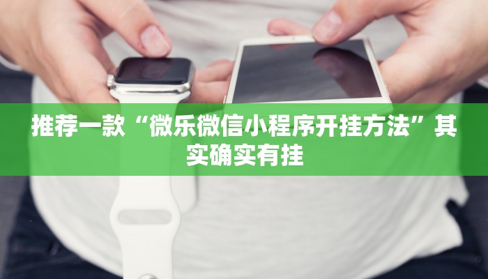 推荐一款“微乐微信小程序开挂方法”其实确实有挂