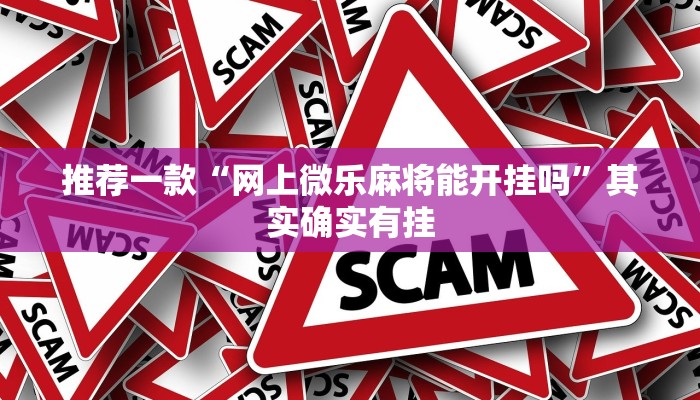 推荐一款“网上微乐麻将能开挂吗”其实确实有挂